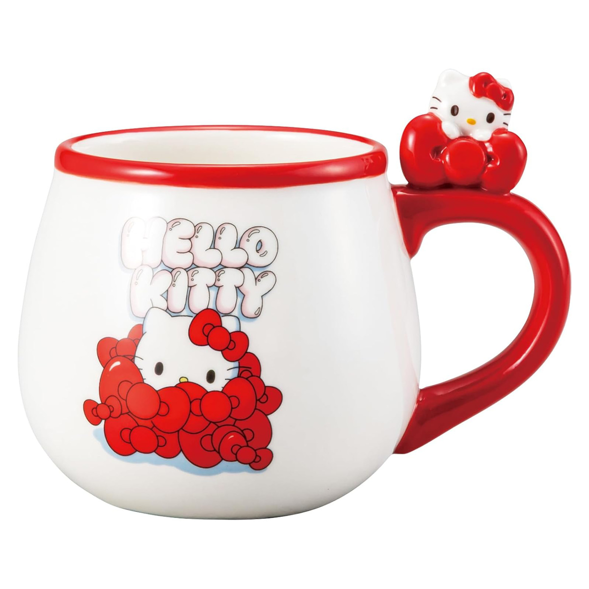 未使用 Sanrio Charmmy Kitty デコマグ マグカップ サンアート マグカップ フィギュア付きマグ エッジ― ハローキティ