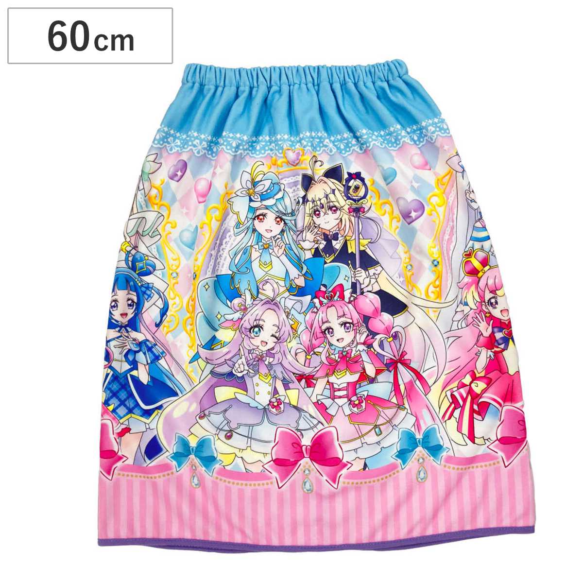 巻きタオル マキタオル プリキュアオールスターズ 60×110cm マイクロ