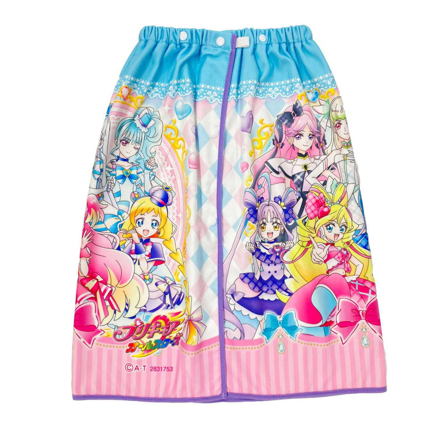 巻きタオル マキタオル プリキュアオールスターズ 60×110cm マイクロ
