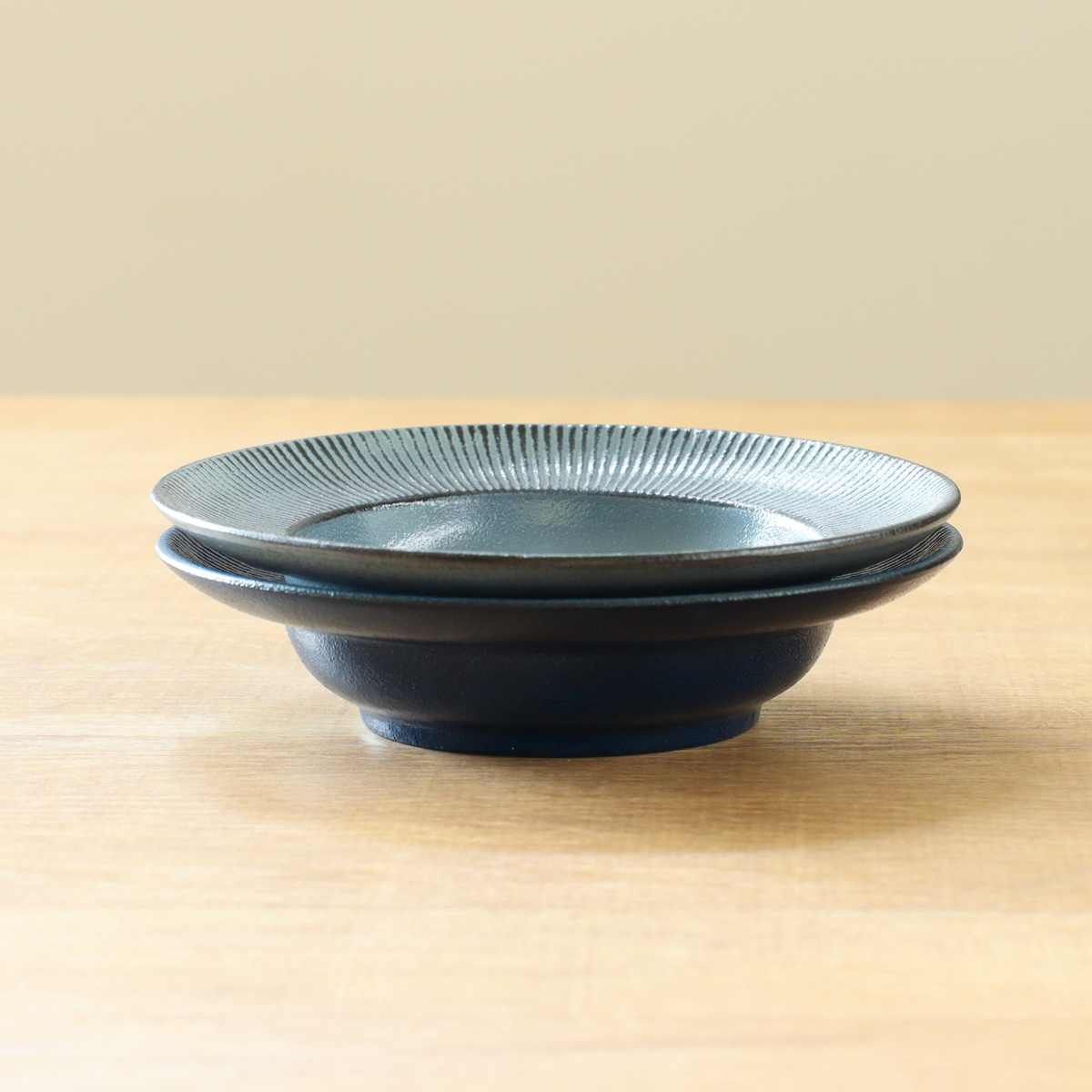 皿 千菊深皿 17cm （ 食洗機対応 電子レンジ対応 陶器風 アルミ 深皿