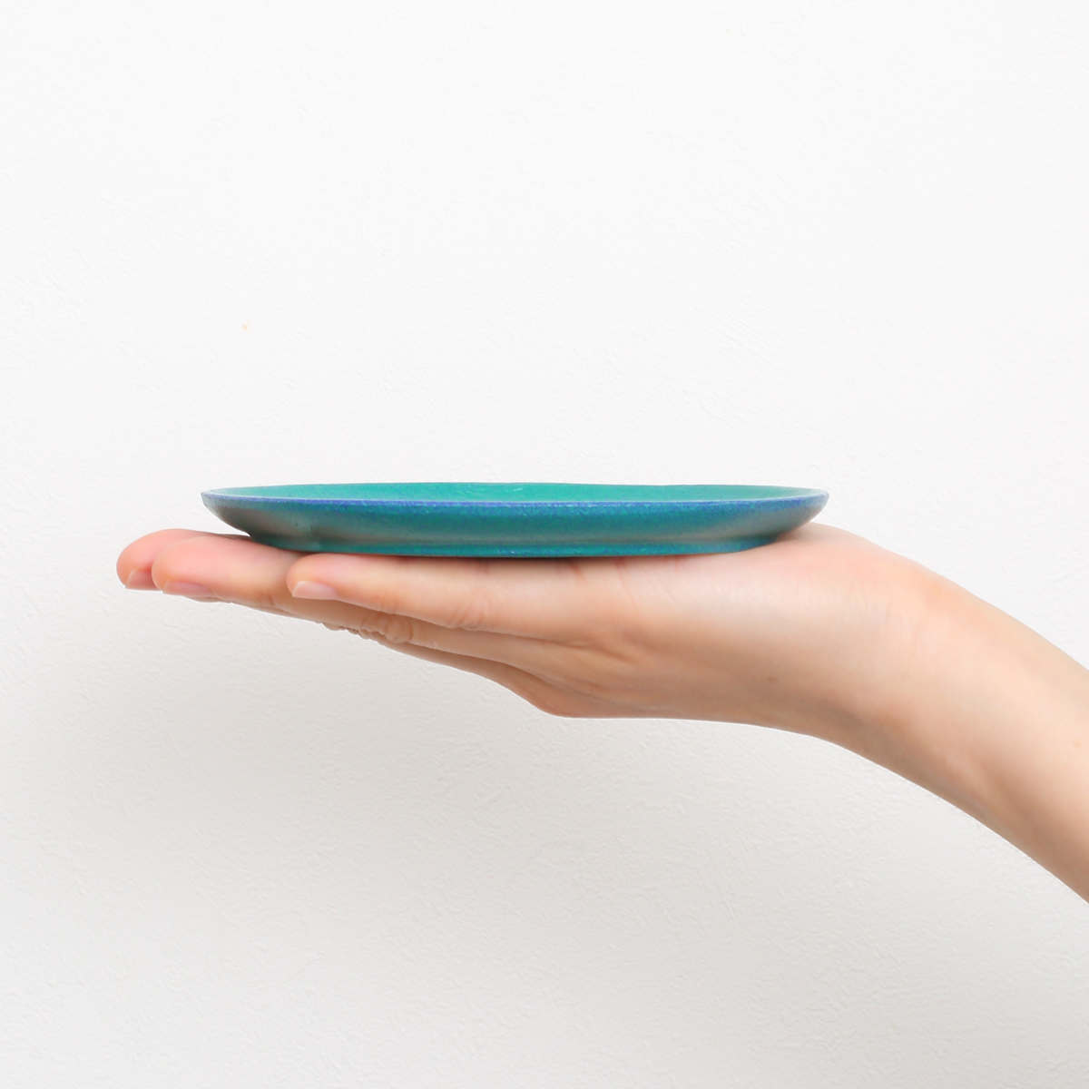 骨董品トルコブルー小皿 プレート トルコブループレート 小 13cm （ 食洗機対応 電子レンジ対応