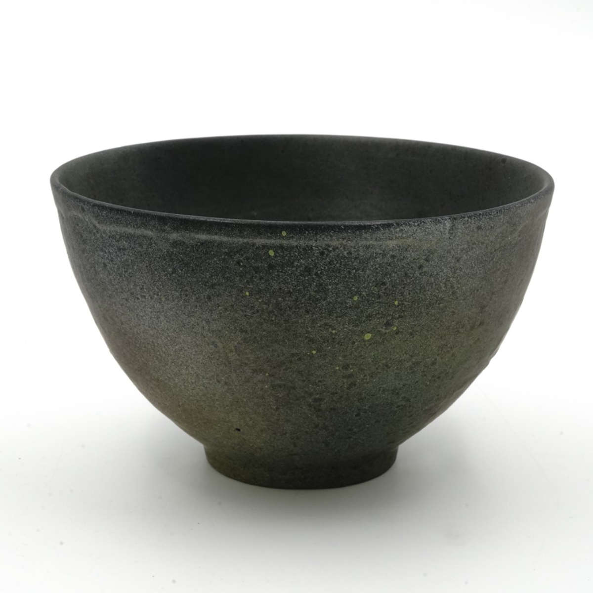 茶碗 夫婦碗 岩黒 （ 13.5cm 600ml 食洗機対応 アルミ 陶器風 お茶碗