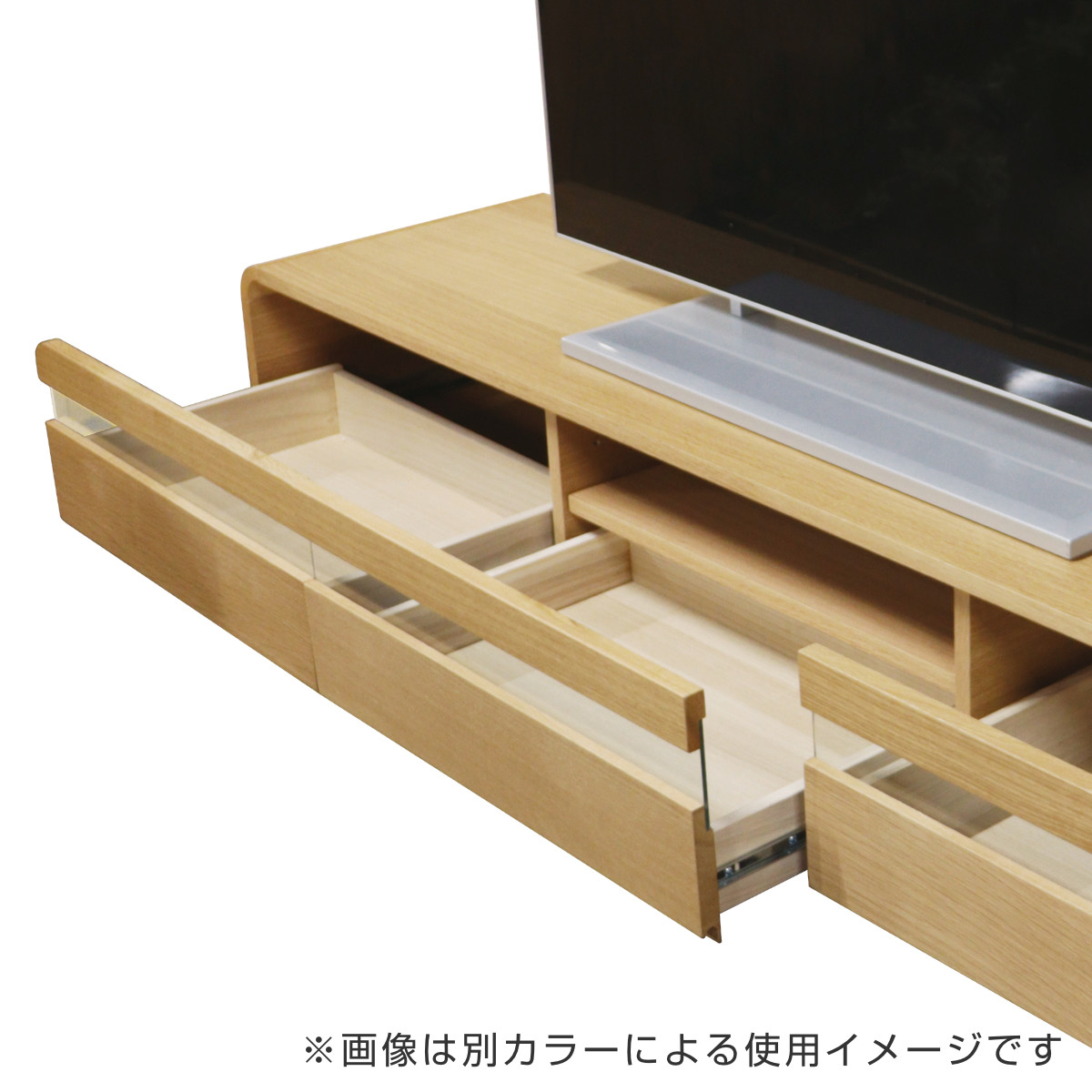 テレビ台 ローボード 幅150cm ウォールナット 無垢材 （ 開梱設置 TV台