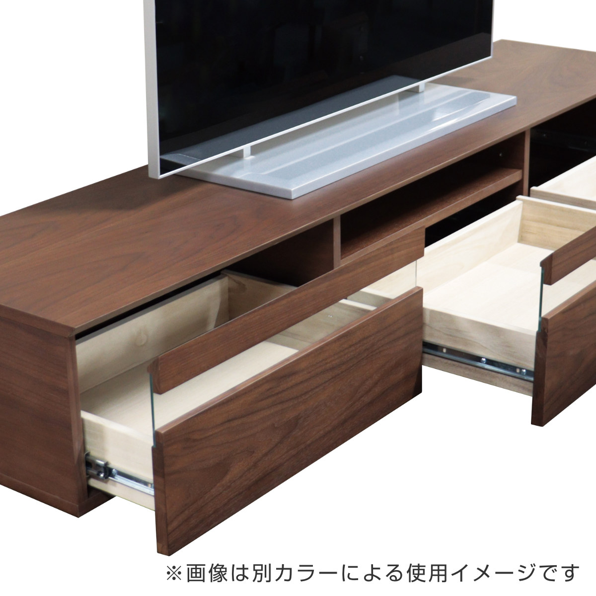 テレビ台 ローボード 幅150cm オーク 無垢材 （ 開梱設置 TV台 脚付き