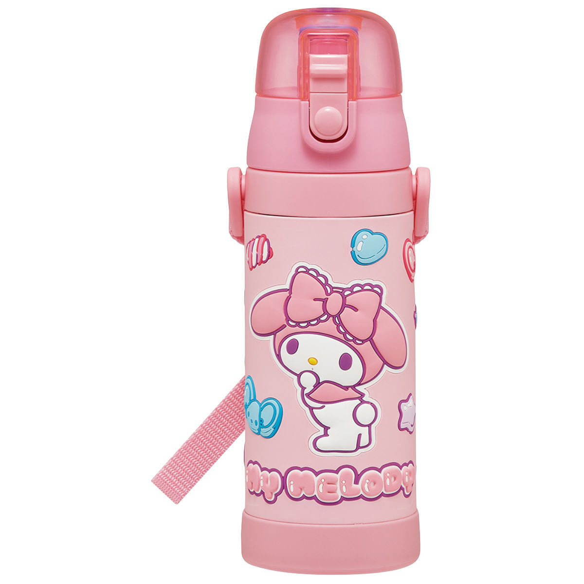 スケーター 水筒 480ml 3Dロック付ダイレクトボトル マイメロディ