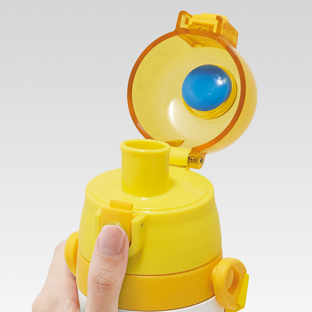 スケーター 水筒 480ml 3Dロック付ダイレクトボトル ポムポムプリン