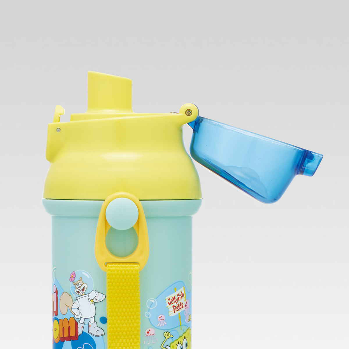 水筒 480ml 直飲プラワンタッチボトル スポンジ・ボブ （ 子供用