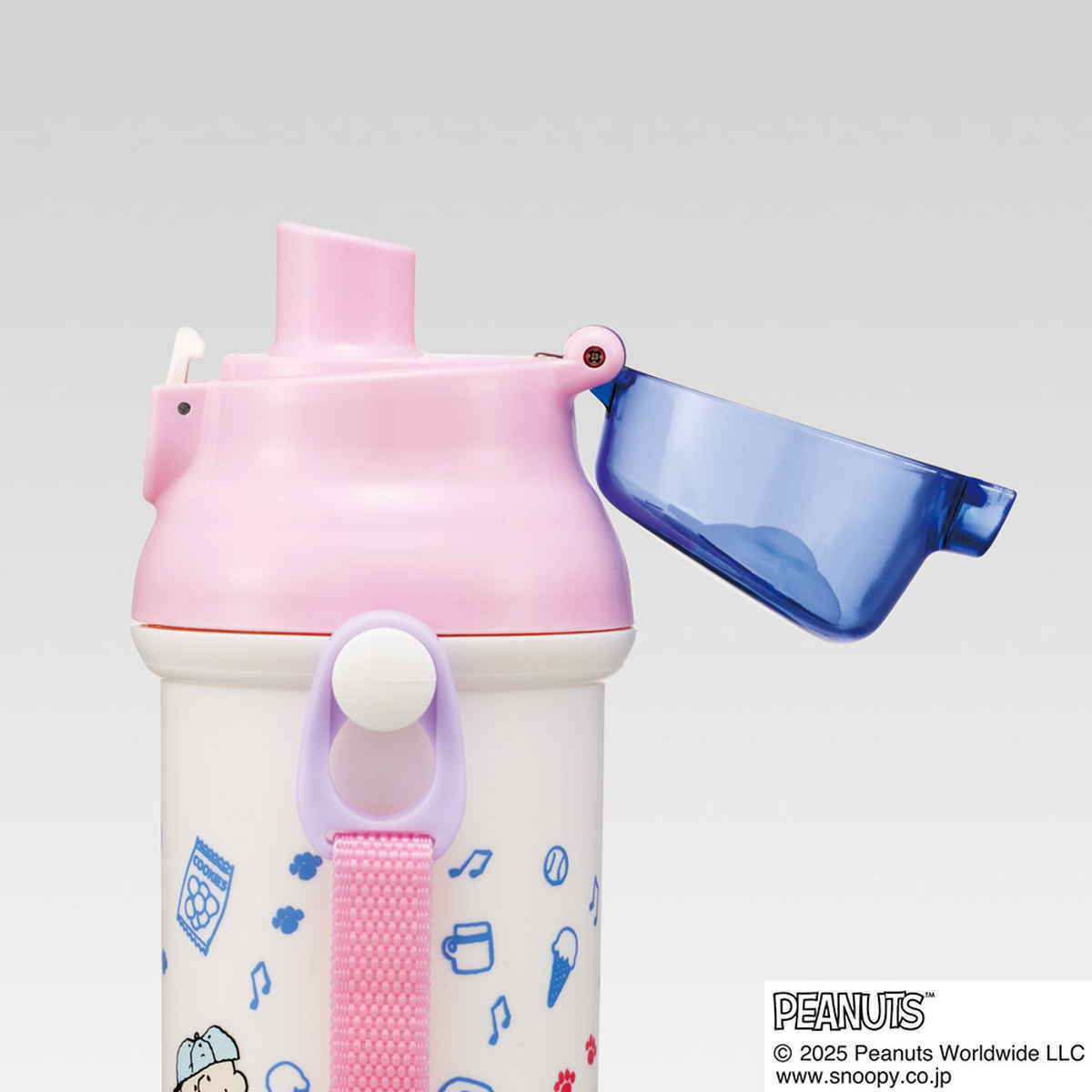 RINGO スヌーピー 水筒 桜柄 スケーター 水筒 480ml 直飲プラワンタッチボトル スヌーピー ファン