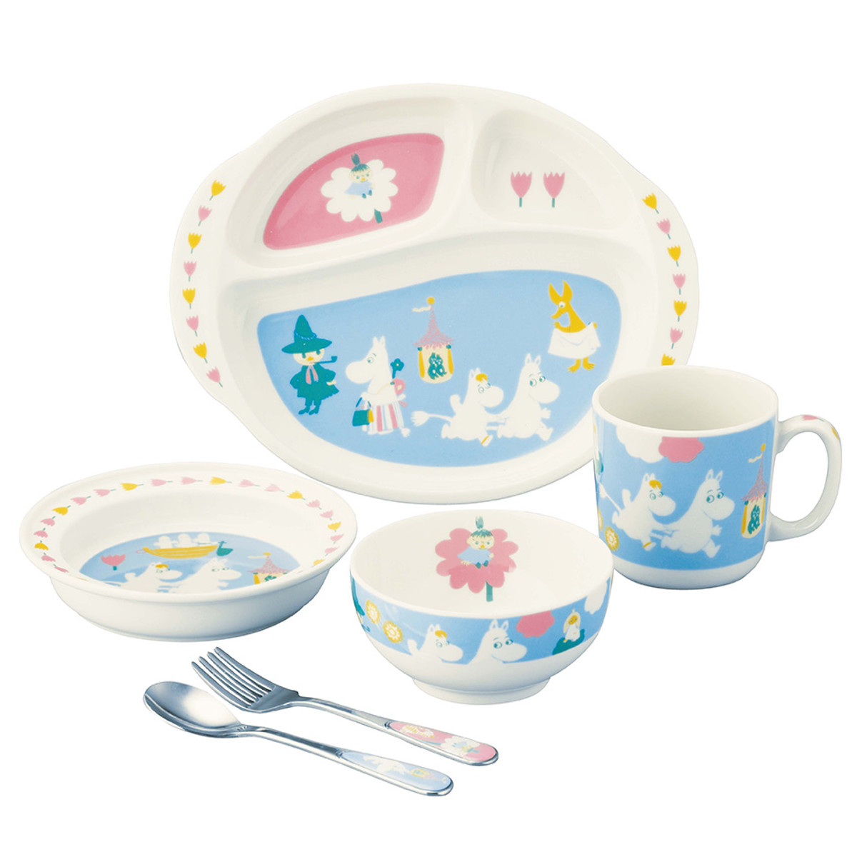 山加商店 子供食器 6ピースセット ムーミン （ 6点セット スプーン