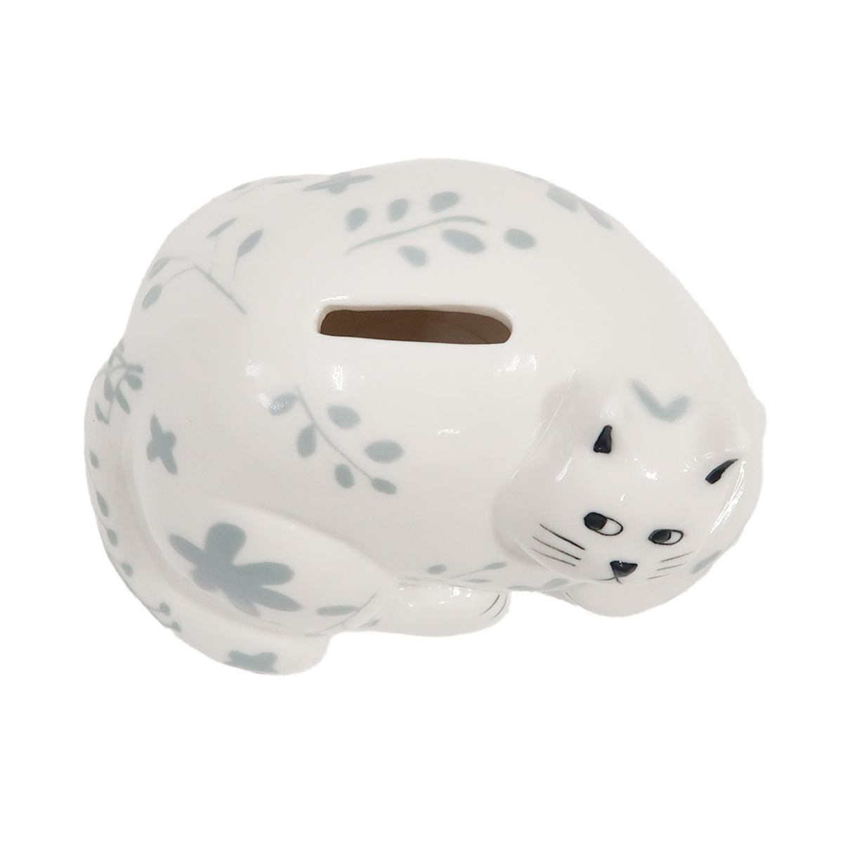 Creer マネーバンク Zappyザッピー ねこ 貯金箱 磁器 （ ネコ 猫 磁器