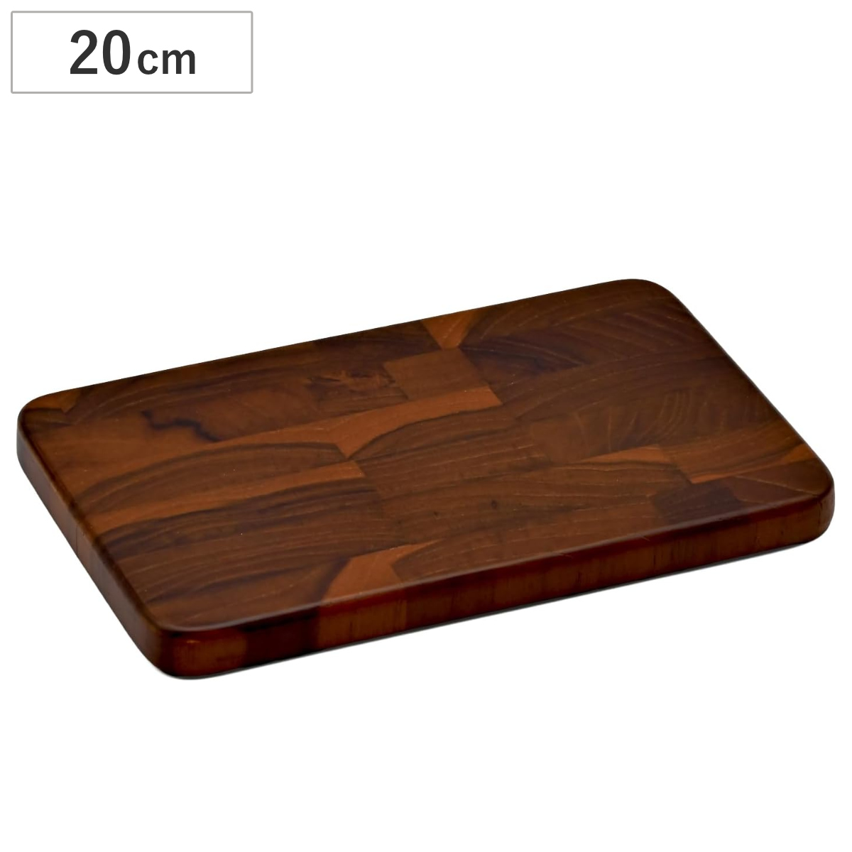 木製まな板 M 23×14cm チーク エンドグレインボード カッティング