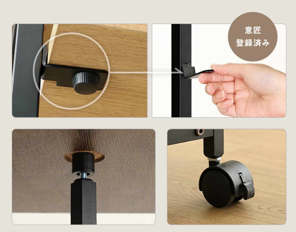 ホームテイスト（HOME taste） バタフライワゴン 幅95cm 折りたたみ
