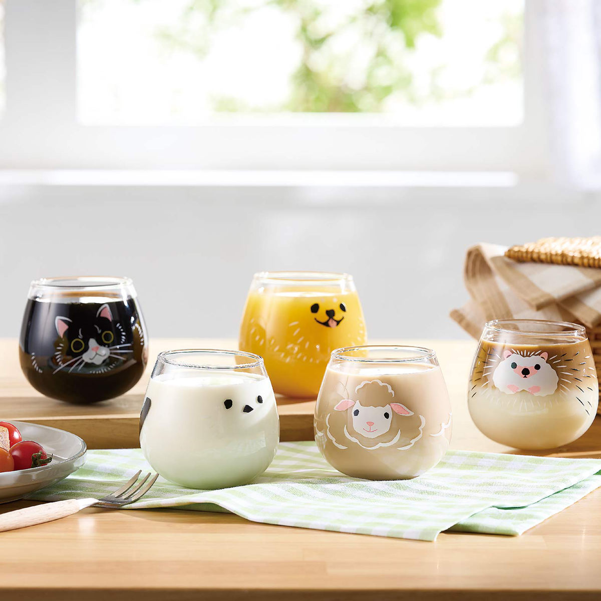 東洋佐々木ガラス グラス ゆらまる DOUBUTSU Glass タンブラー