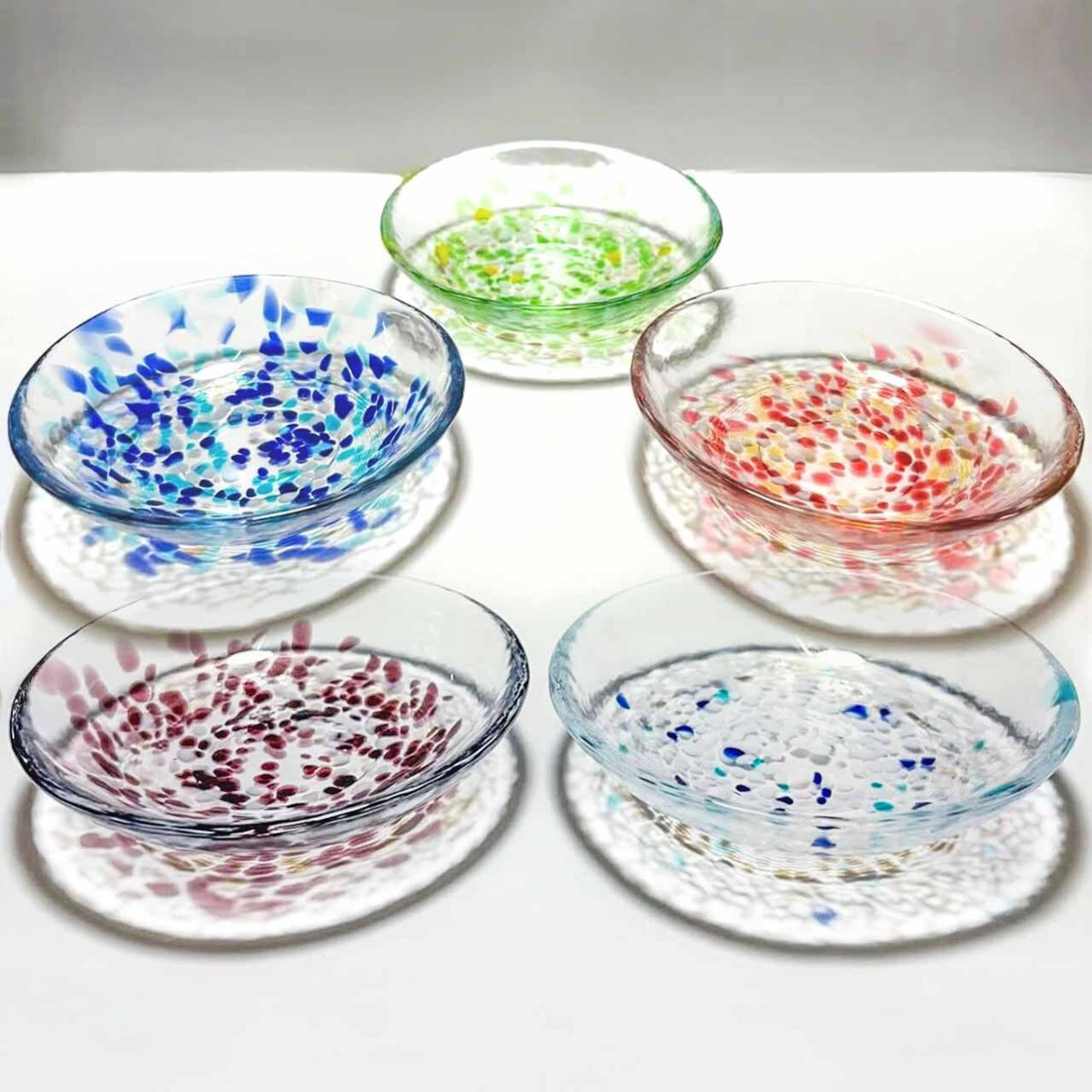 皿 虹のスキャット 小皿 （ プレート お皿 食器 11.5cm 日本製