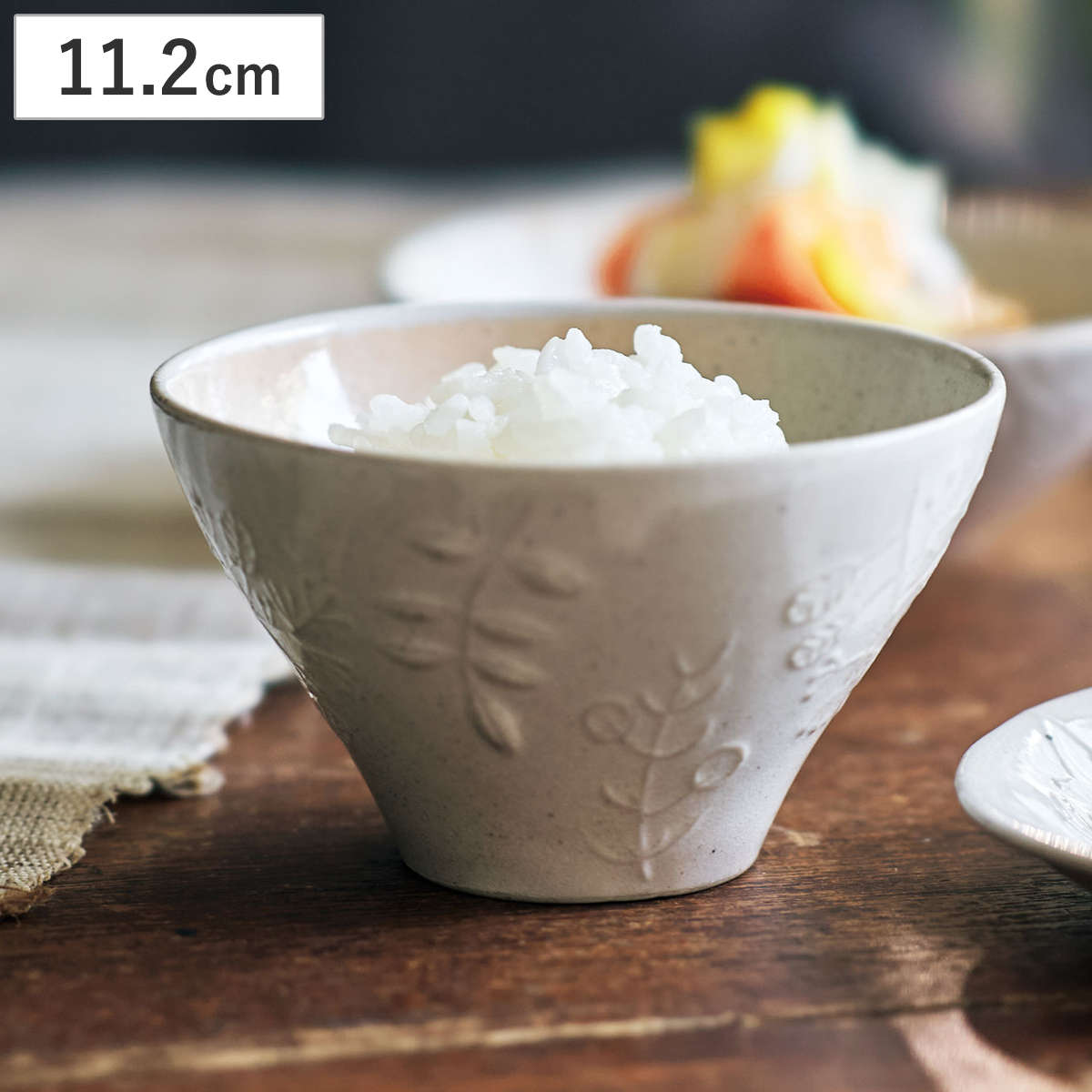 お買い得　少し不揃い　業務用　ご飯茶碗(普通サイズ)12個 約12cm 6 aito製作所 茶碗 葉 御本手 飯碗 （ 11.2cm 食洗機対応 電子レンジ対応