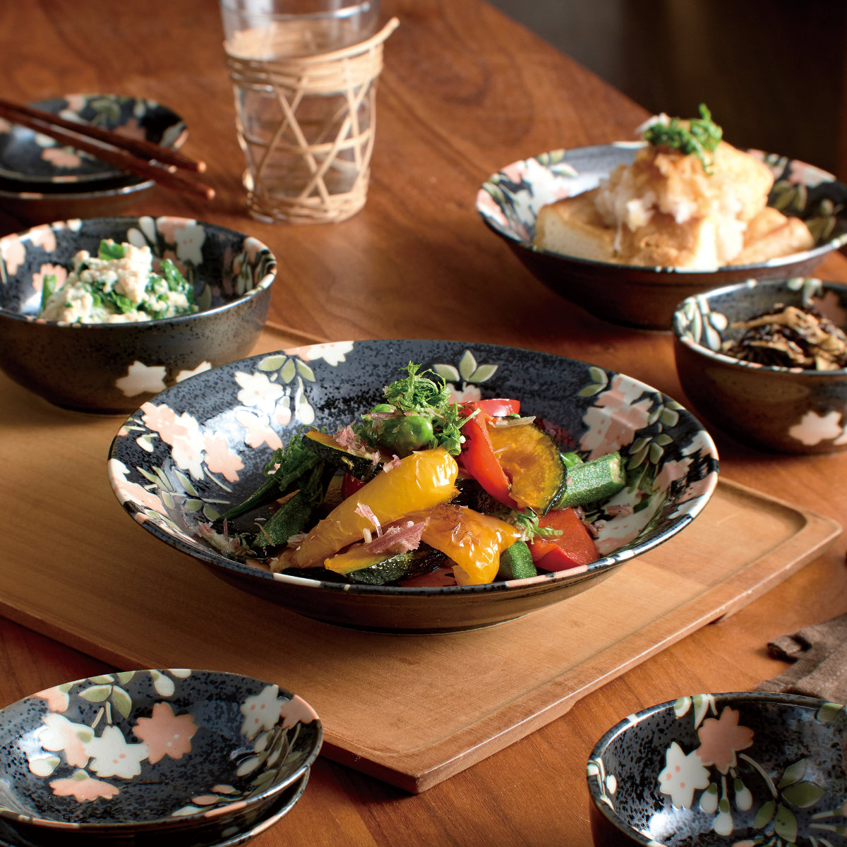 aito製作所 皿 花和み 組皿揃 （ プレート お皿 食器 食洗機対応 電子 