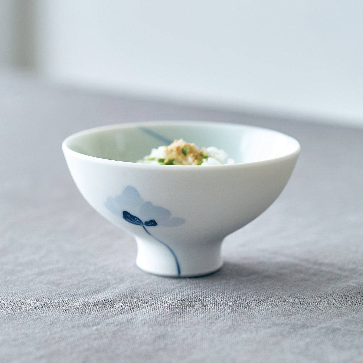 aito製作所 茶碗 レインリリー 瀬戸染付茶碗 （ 11.5cm 電子レンジ対応