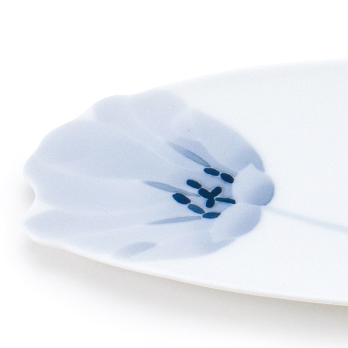 プレート FLOW チューリップステムプレートM （ プレート 皿 お皿 食器 20.5cm 食洗機対応 磁器 瀬戸焼 日本製 ）_2