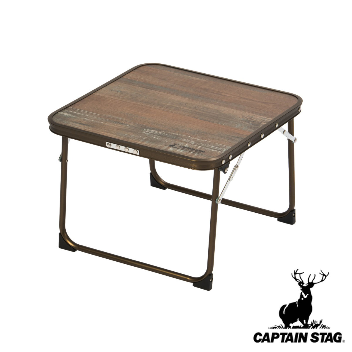 【耐荷重10kgのミニテーブル】CAPTAIN STAG ビストロちょこっとサイドテーブル40×40cmを本気レビュー！3,580円で座卓にもなるアウトドアテーブルおすすめモデル