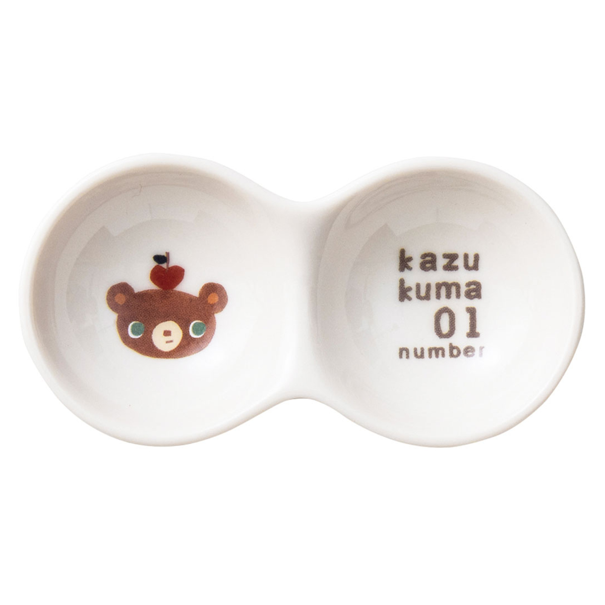 くま クリスマス 器 皿 aito製作所 皿 かずくまツインズ 豆皿 （ プレート お皿 食器 11.5cm