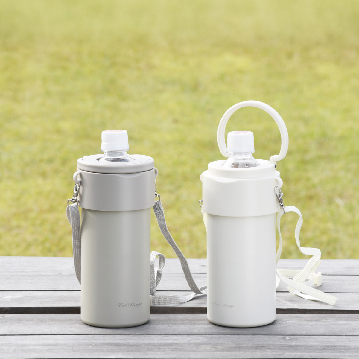 MA358ページ ペットボトルホルダー パール金属 ペットボトルクーラー 保冷 500ml 670ml クールストレージ
