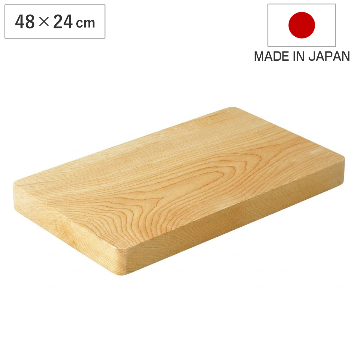 まな板 36×18cm 一枚板 ひのき 日本製 （ まないた ひのきのまな板