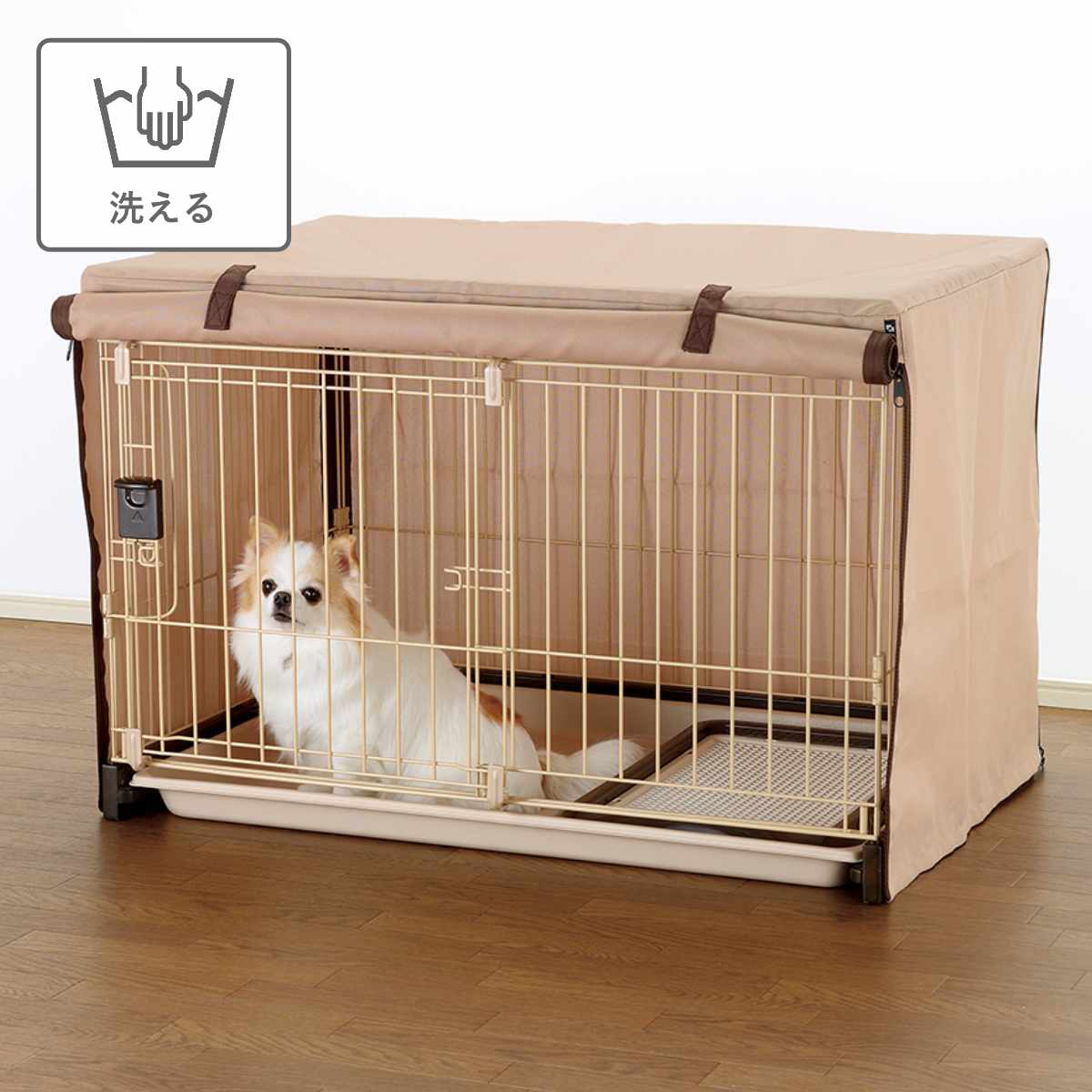 Richell ペットサークル 90-60 ケージカバー付き 屋根付き 値下げ中 リッチェル（Richell） カバー ペットサークル用 ペットサークルカバー