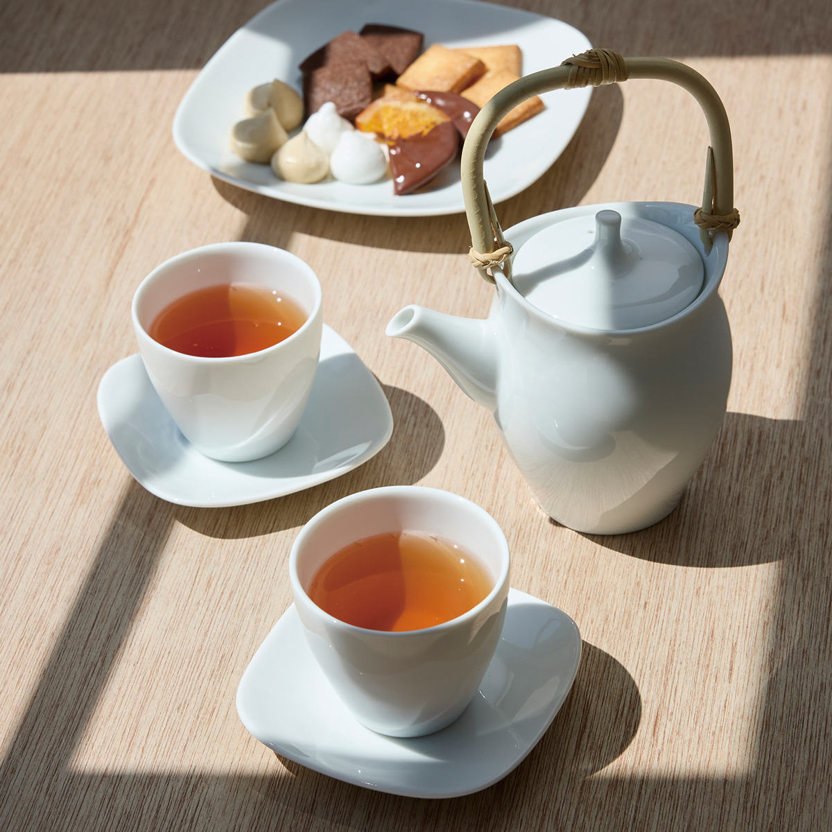 aito製作所 湯呑み 花音 煎茶碗 白磁 5個入 （ カップ コップ 湯呑