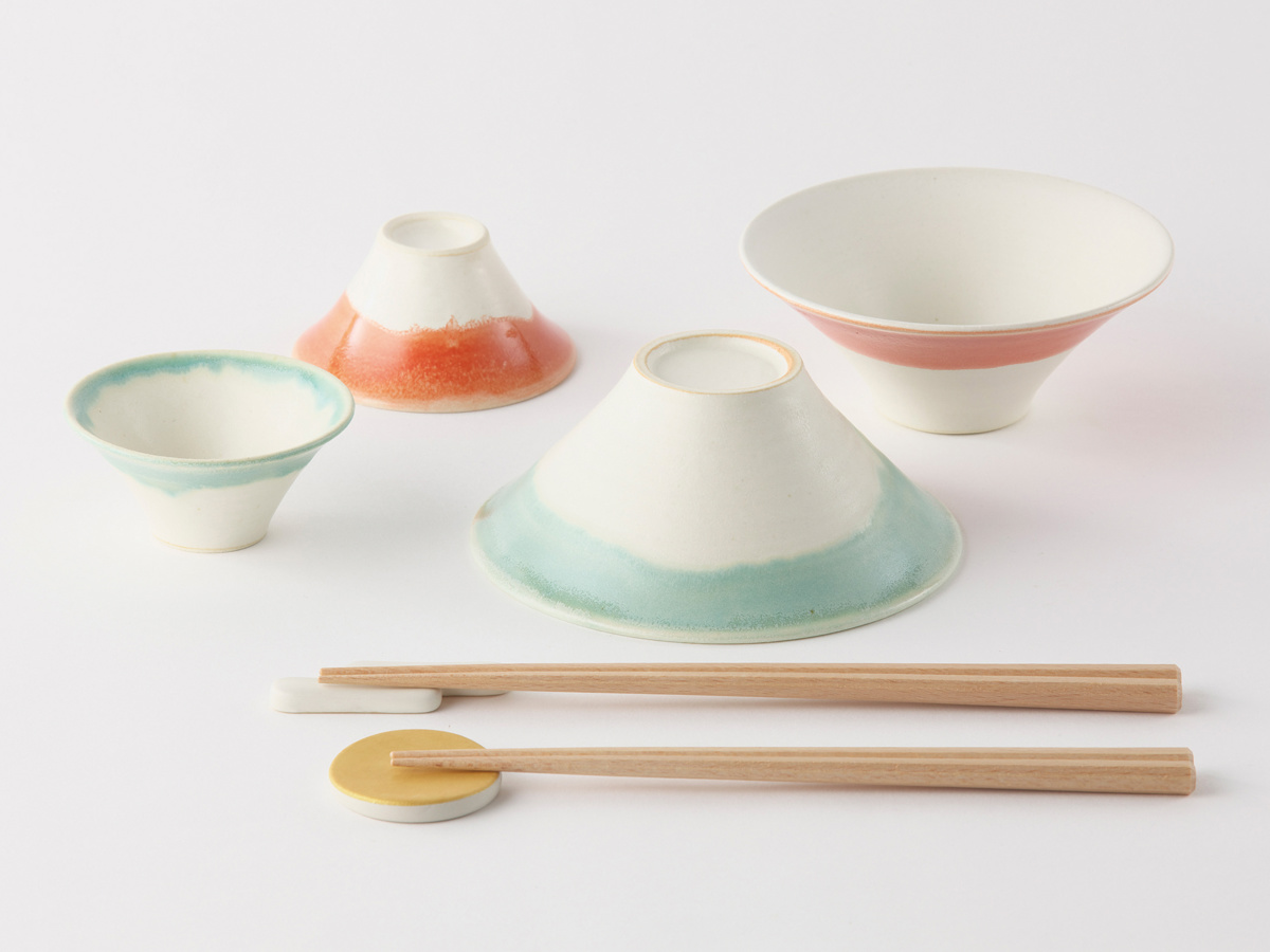 aito製作所 杯 富士箱 猪口セット （ 8点セット 磁器 波佐見焼 ギフト
