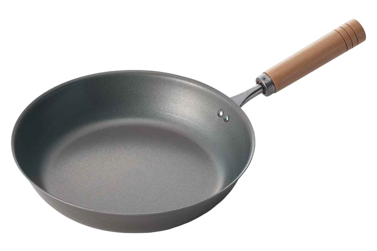 匠味（杉山金属） 鉄フライパン 23cm IH対応 真・匠味 日本製 （ ガス