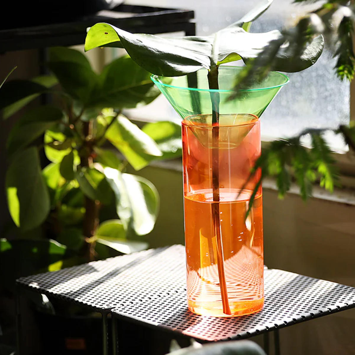 magnet フラワーベース GLOW GROW SUN LEAF ガラス （ 花ビン 花びん 