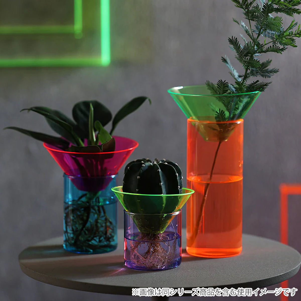 magnet フラワーベース GLOW GROW SUN LEAF ガラス （ 花ビン 花びん
