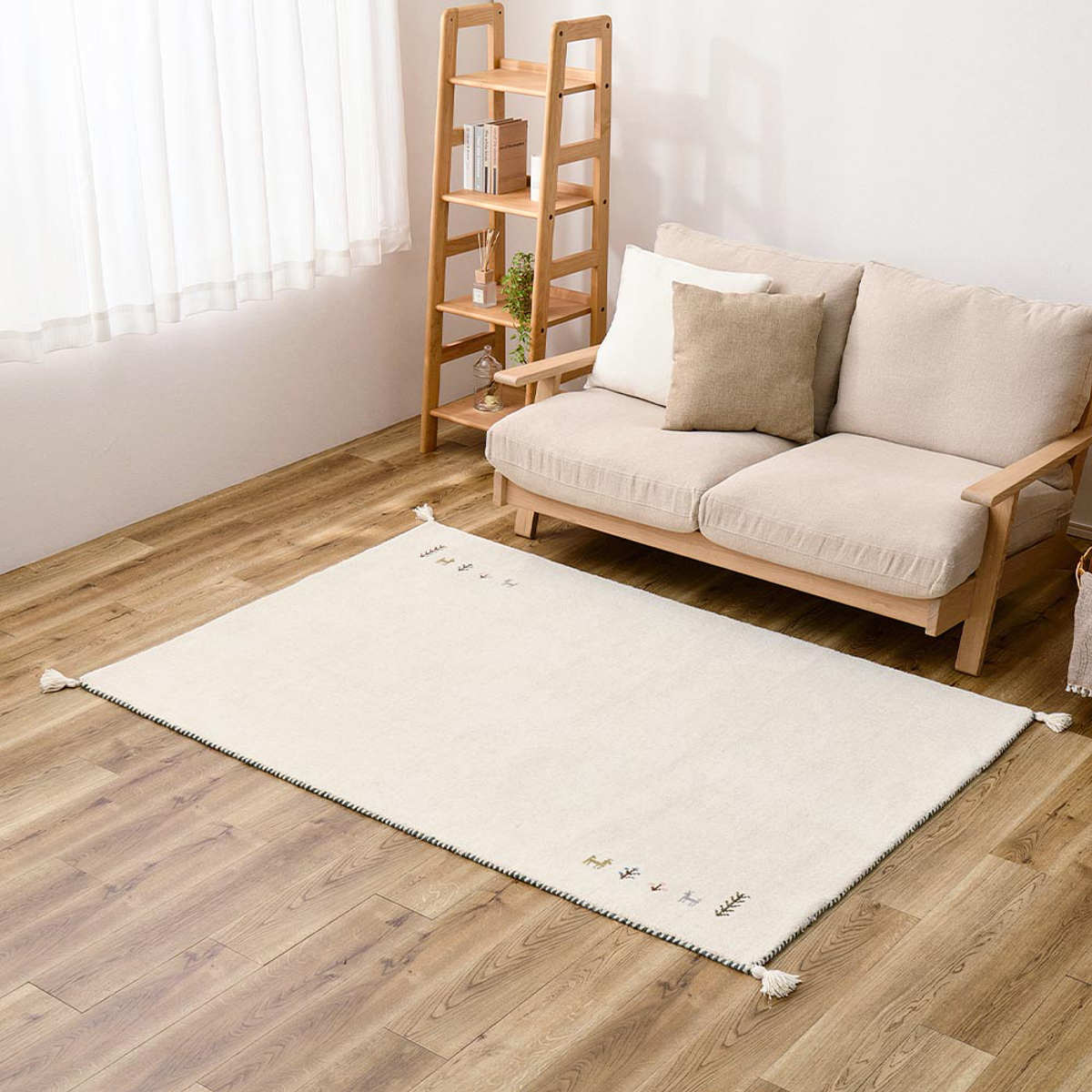 HAGiHARA（萩原） ラグ ギャッベ GABBEH TX 約130×190cm （ カーペット