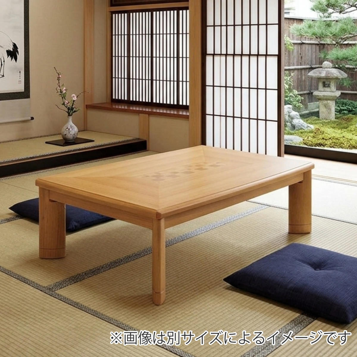 座卓 幅180cm 継脚付き 家具調こたつ サクセス 木製 日本製 （ こたつ