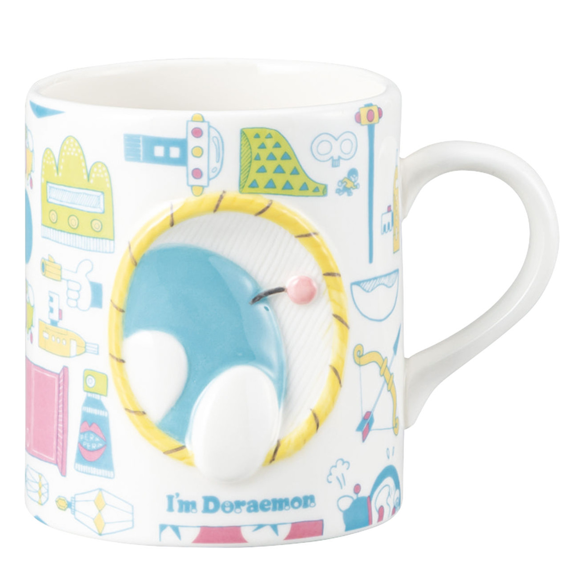 サンアート マグカップ ハプニングマグ ドラえもん （ 300ml 磁器 マグ