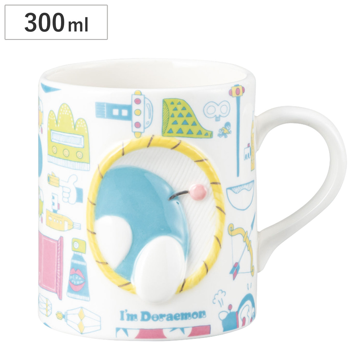 サンアート マグカップ ハプニングマグ ドラえもん （ 300ml 磁器 マグ