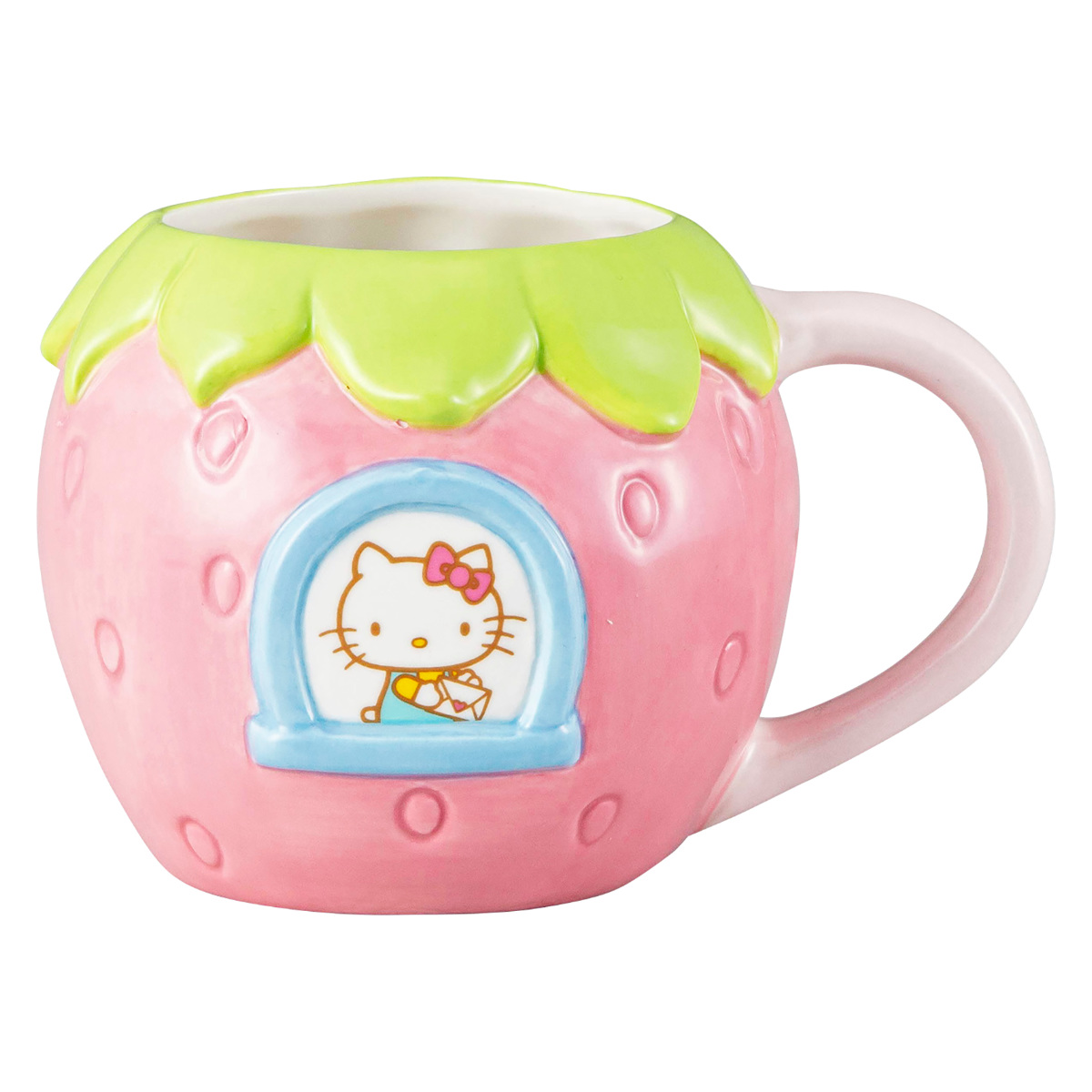 サンアート マグカップ いちごのおうちマグ （ 360ml 磁器 マグ