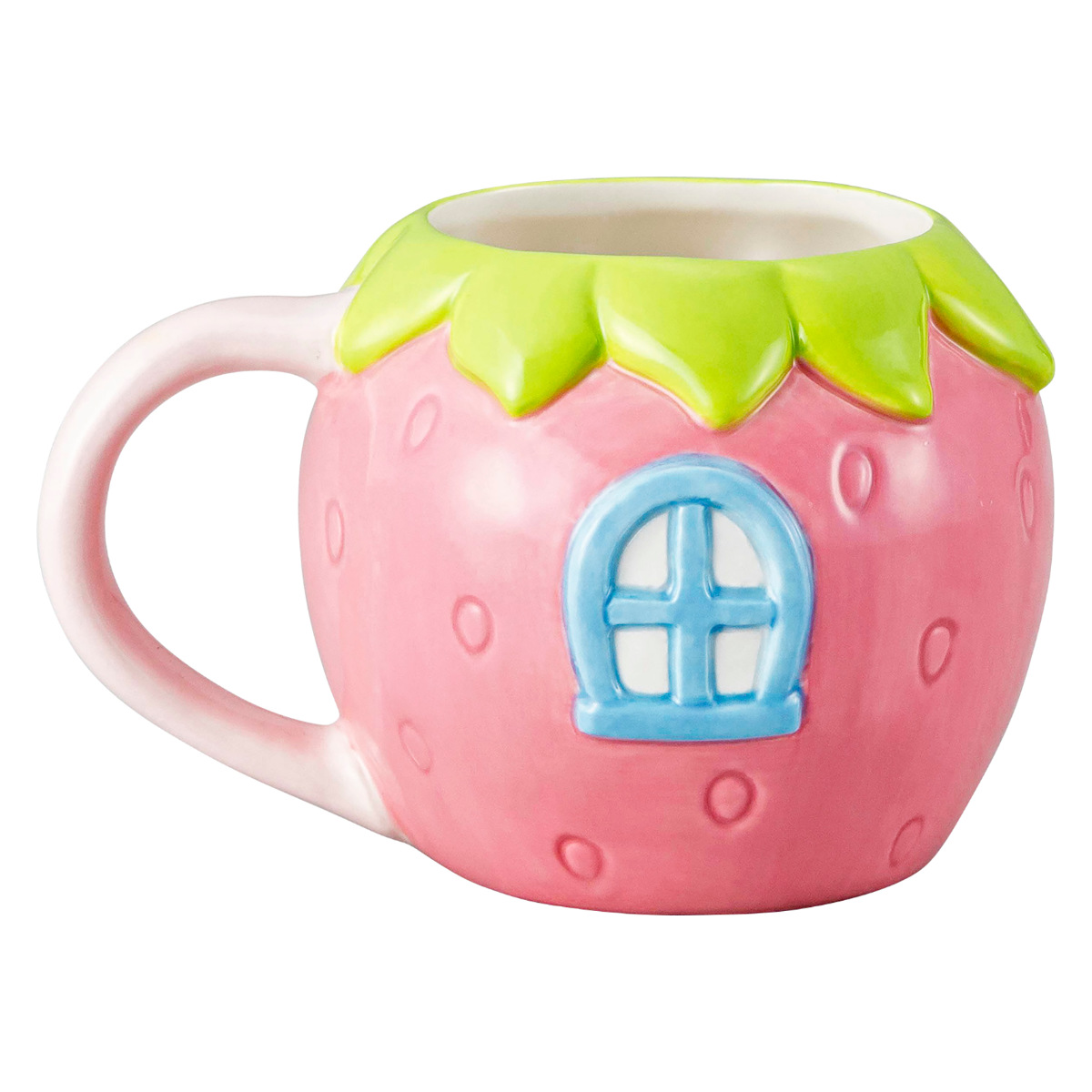 サンアート マグカップ いちごのおうちマグ （ 360ml 磁器 マグ