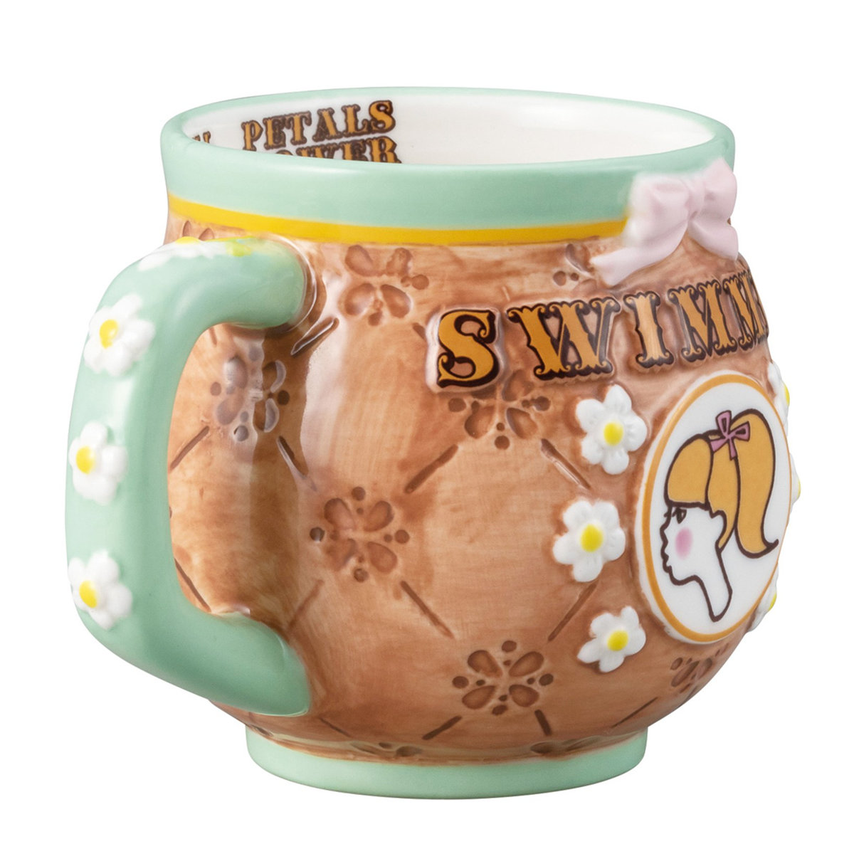 サンアート マグカップ SWIMMER レリーフマグ GIRL （ 370ml 磁器 マグ 