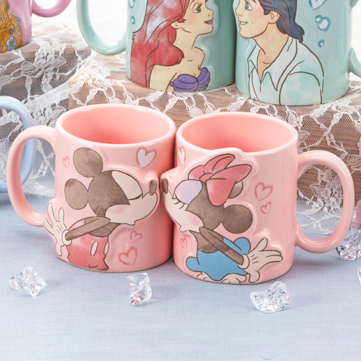 サンアート マグカップ ペアマグカップ ディズニー （ 300ml 磁器 ペア