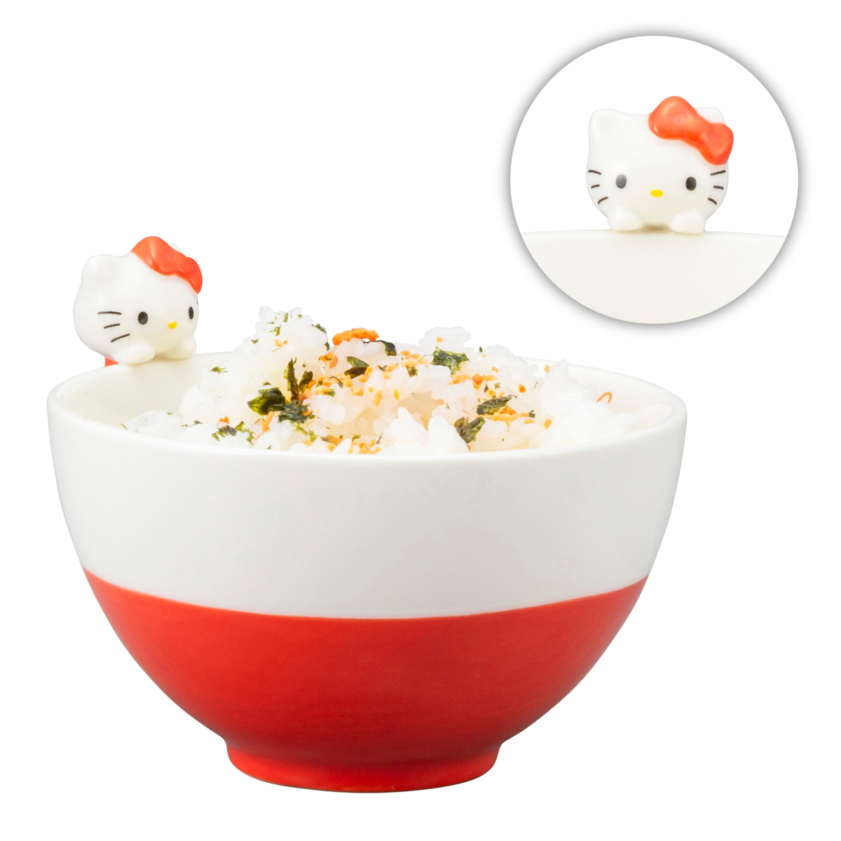 サンアート 茶碗 のっかりフィギュア付茶碗 （ 12.4cm サンリオ