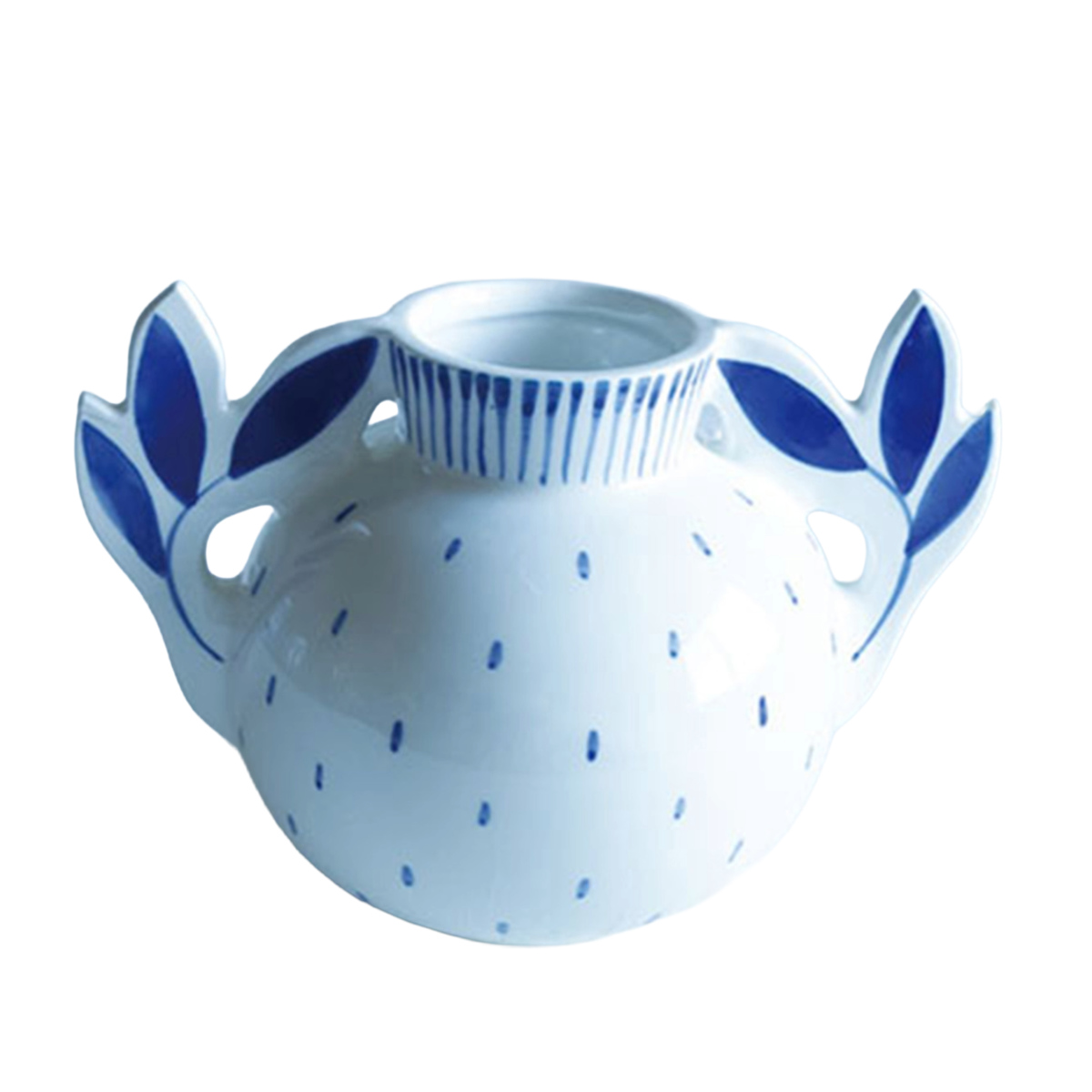 花瓶 welms Blue Dot フラワーベース （ 花ビン 花びん フラワー 花