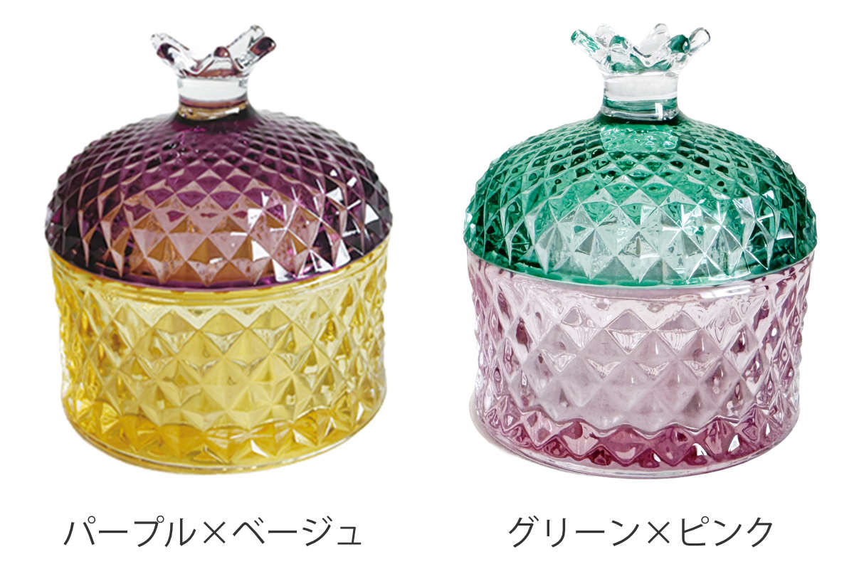 小物入れ DECO グラス Pineapple ガラス （ 置き物 ガラス製