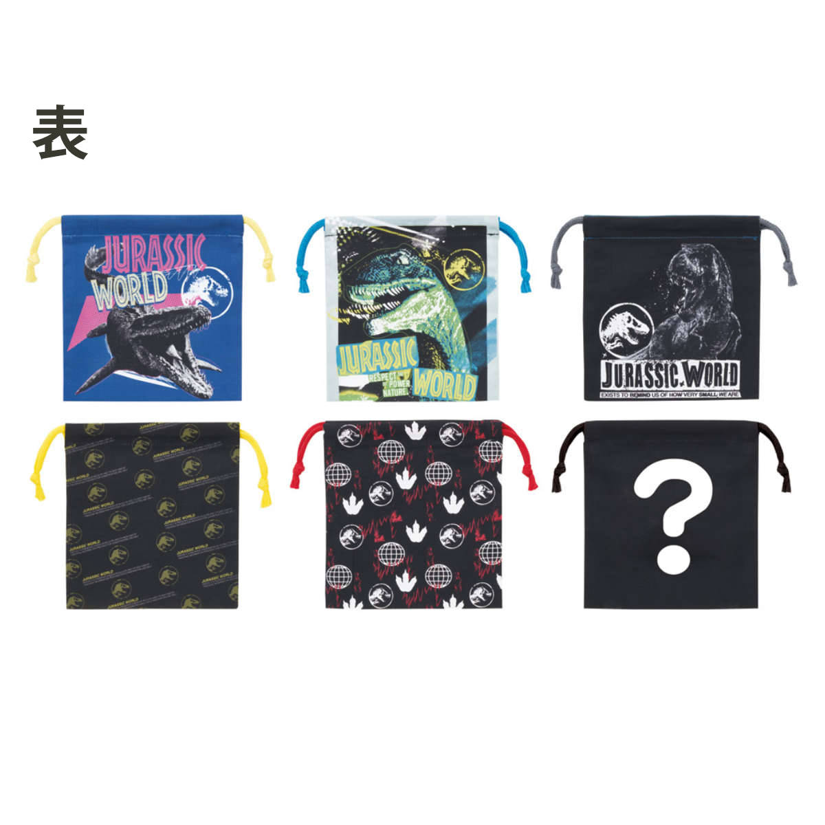 スケーター ミステリーボックス 巾着 M 全6種類 BOX ジュラシック