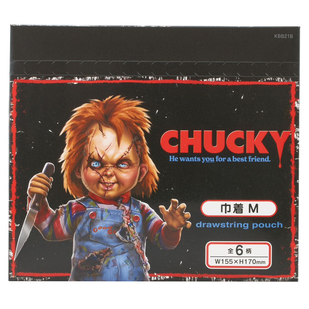 NIGHTMARE & CO. SENDAI バングル 巾着セット スケーター ミステリーボックス 巾着 M 全6種類 BOX Chucky