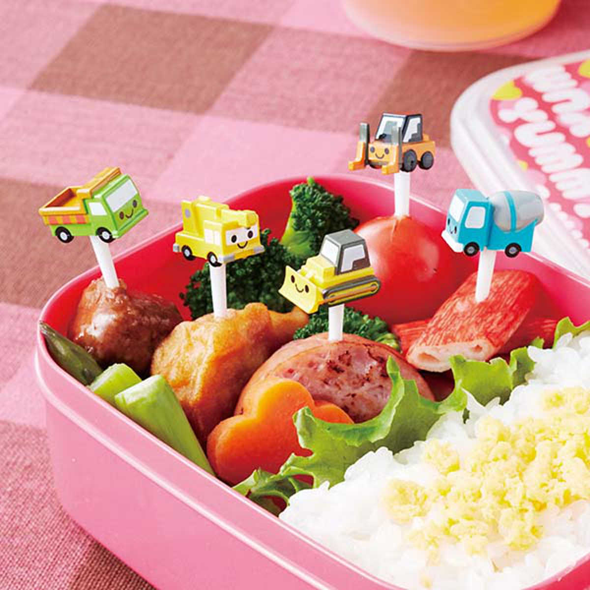 TORUNE（トルネ） ピック はたらくのりものピック2 5本入 お弁当グッズ