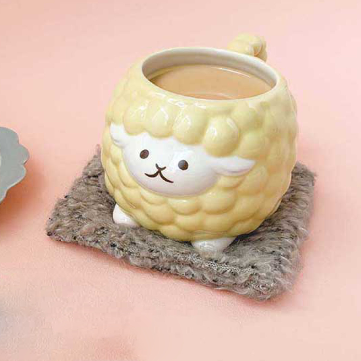 昭和レトロ ひつじ マグカップ 陶器製 置物【希少レア】 マグカップ 羊マグ （ 270ml マグ マグコップ カップ 食器 陶器 ひつじ