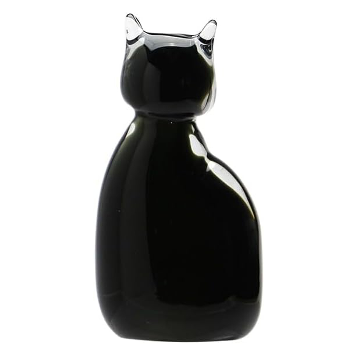 黒猫様　二点セット DETAIL（ディテール） オブジェ Glass Objet 猫 ガラス （ 置き物