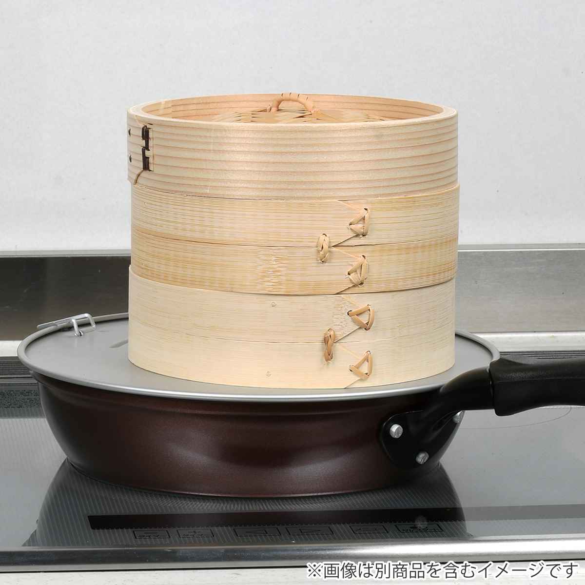 パール金属 中華せいろ 21cm 本体のみ 竹製 （ 蒸籠 セイロ 蒸篭 蒸し