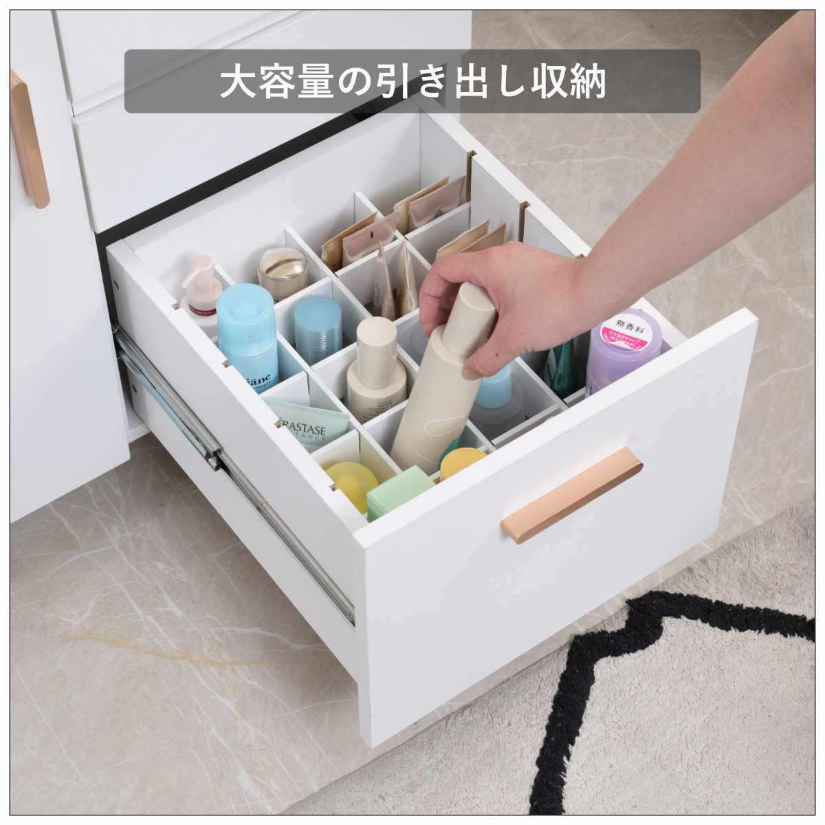 ドレッサーデスク 幅60cm コンパクト ワークデスク bloom （ デスク